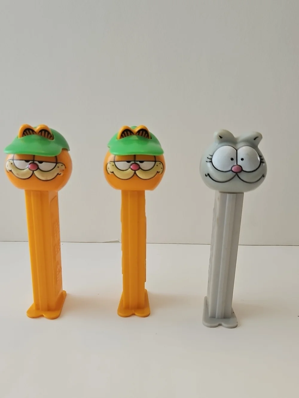 Garfield PEZ Candy Dispensers - Orange and Gray
